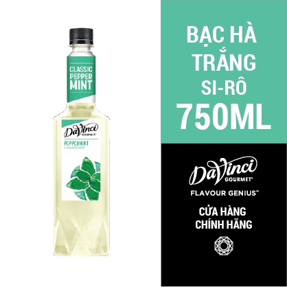 Siro Hương Bạc Hà Cay / Peppermint Syrup - DaVinci Gourmet