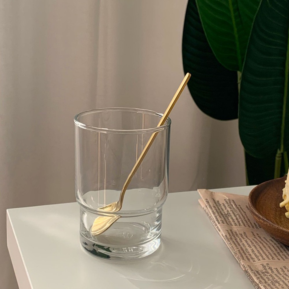 Muỗng cà phê bằng thép không gỉ 304 màu vàng đồng phong cách Bắc Âu