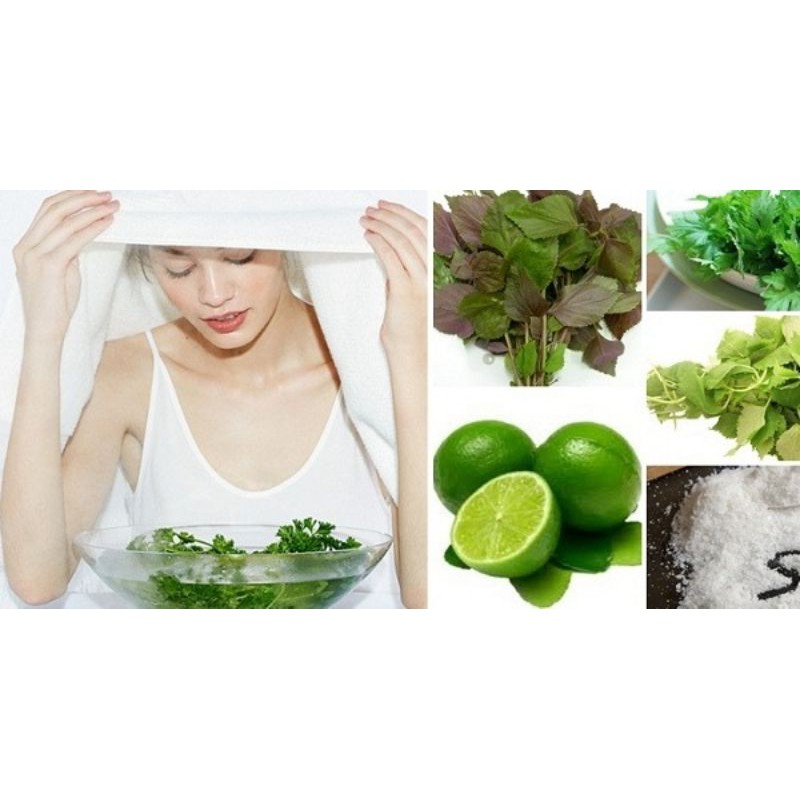 Thảo dược xông mặt lá _ gói 50g  handmade