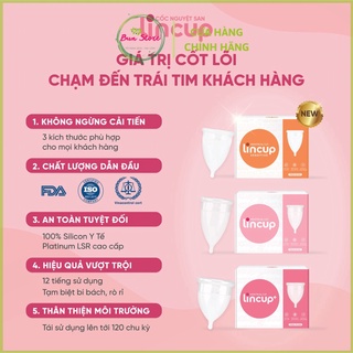 Bộ Cốc nguyệt san Lincup Sensitive, Lincup và Lincup+ chính hãng từ Mỹ của Lingroup