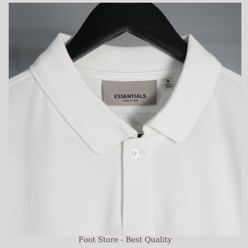 Áo polo Essentials in nổi cao cấp Áo polo Essentials siêu cấp
