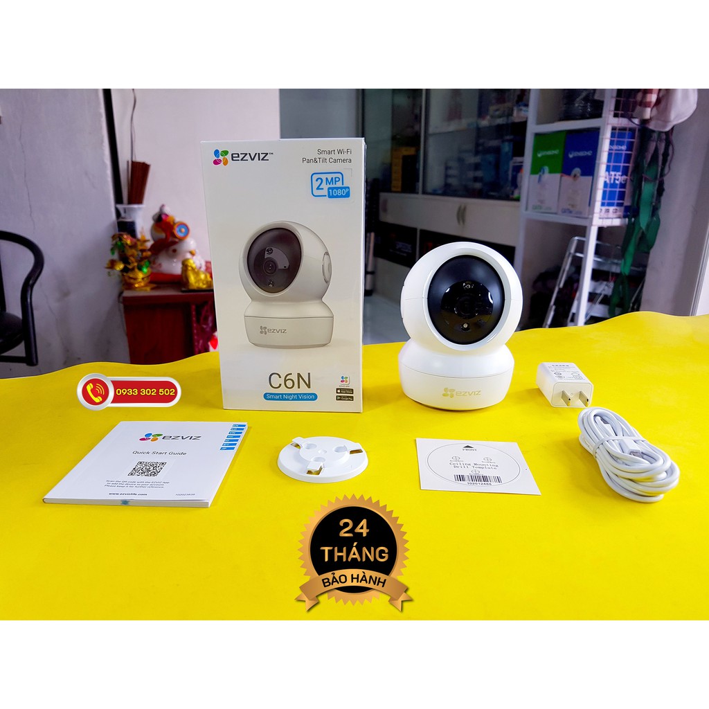 [CHÍNH HÃNG] Camera IP EZVIZ C6N 1080p 2.0 Megapixel - TẶNG THẺ NHỚ 32GB | BigBuy360 - bigbuy360.vn