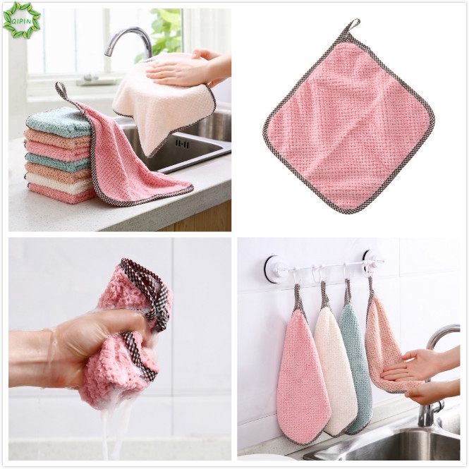 Khăn lau tay hai mặt da dụng cao cấp