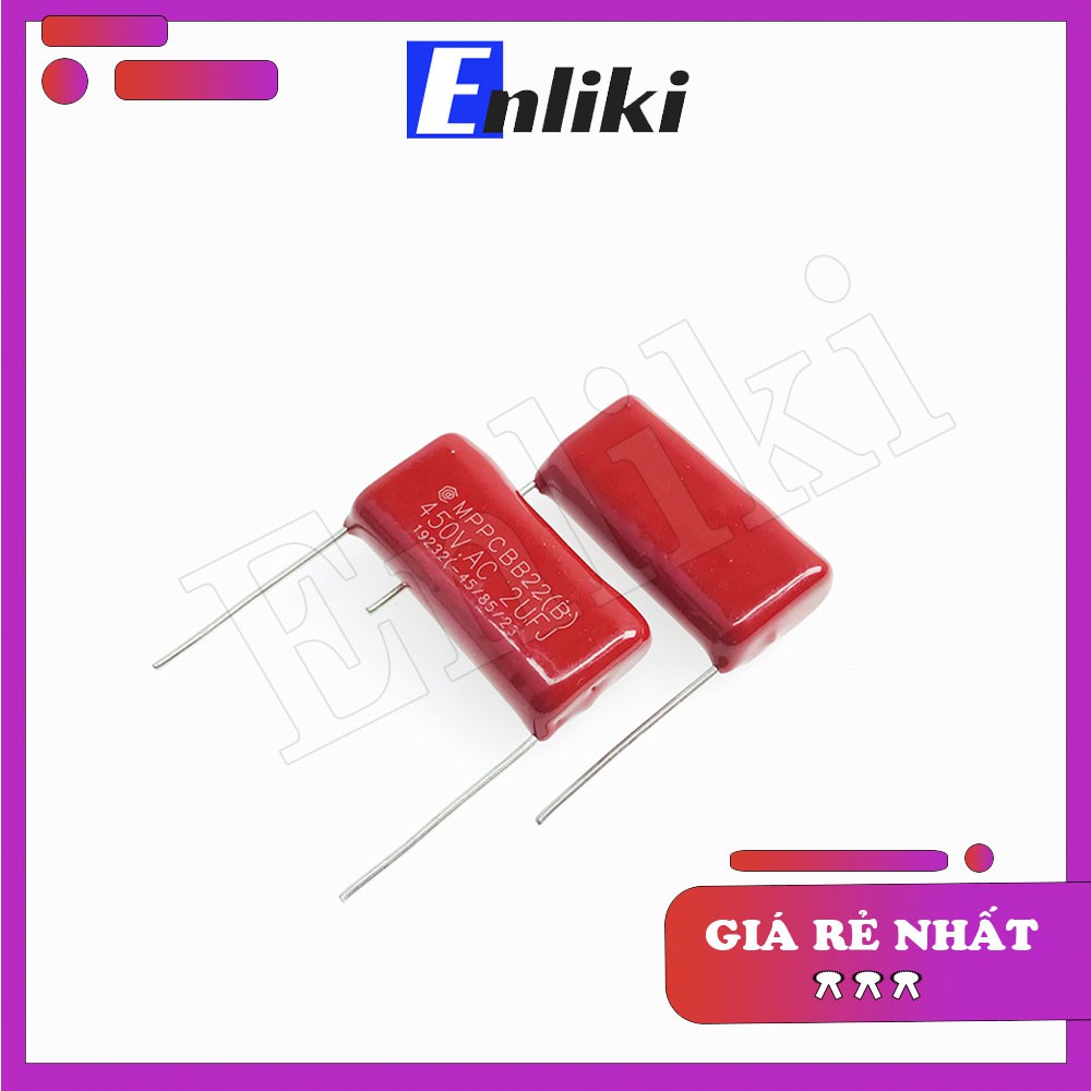 [Mã ELHACE giảm 4% đơn 300K] Tụ 2uF MPPCBB22 450VAC 32mm