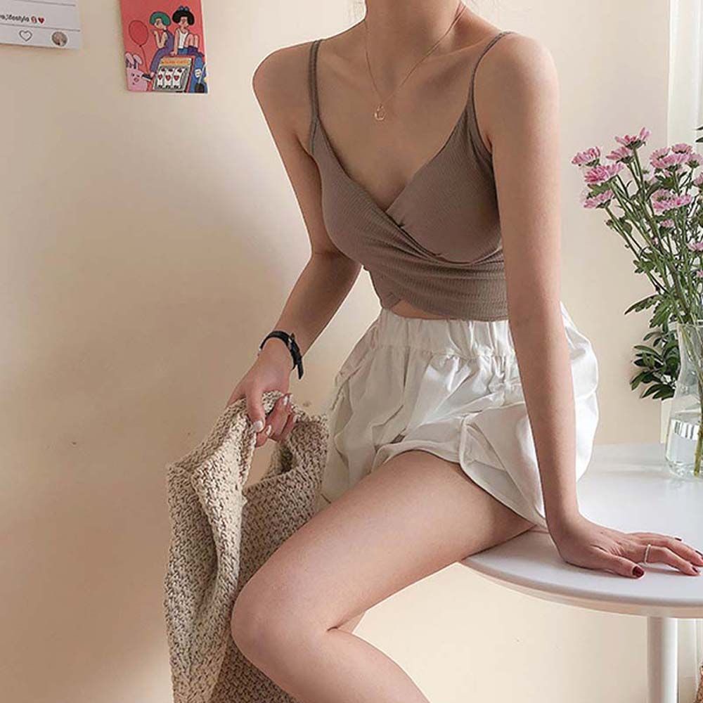 Áo Lót Hai Dây Cổ Chữ V Có Đệm Ngực Phong Cách Hàn Quốc Cho Nữ Taylor1 | BigBuy360 - bigbuy360.vn