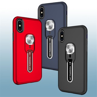 Ốp điện thoại chống rơi rớt có giá đỡ và mặt hít từ tính cho Apple iPhone 7 Plus 6S+ iP8 XS max XR XS iP X