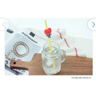 [Official] Ống Hút BT21 - BTS Authentic Goods Character Straw