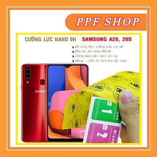 Kính cường lực dẻo nano 9H Samsung A20, A20s