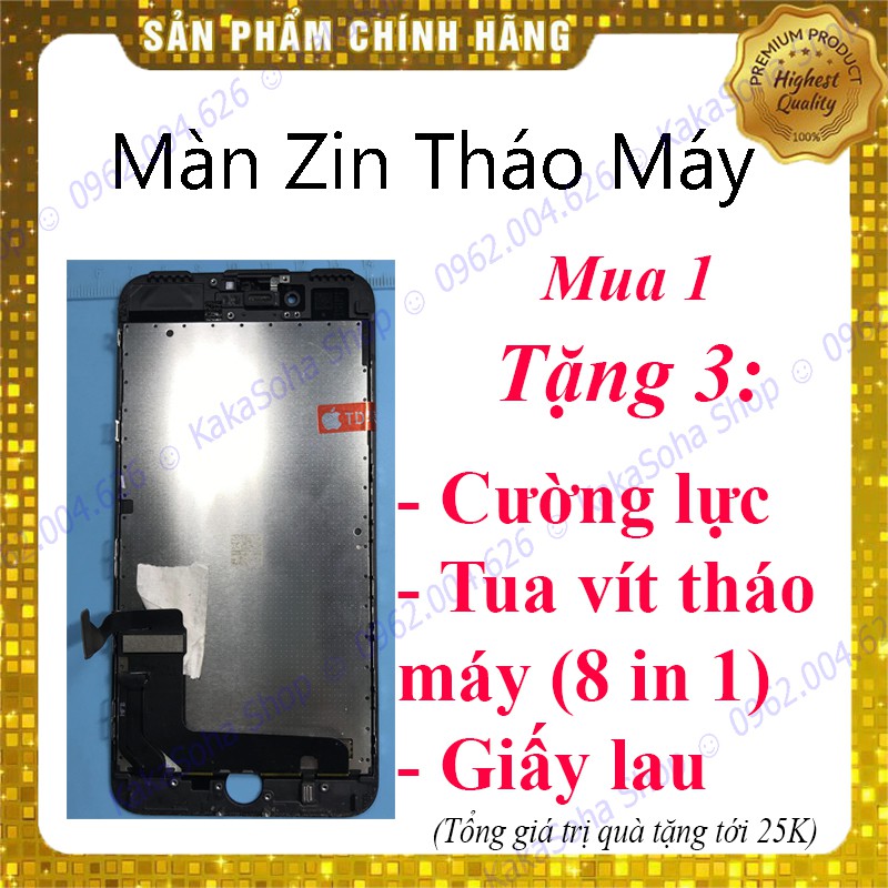 Màn hình iphone 7 PLUS zin bóc máy, tặng cường lực, tặng tua vít , Màn hình ip 7P zin chính hãng, miễn phí vận chuyển.