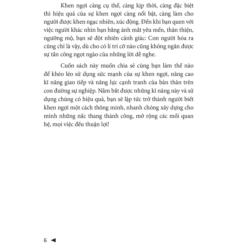 Sách - SỨC MẠNH CỦA SỰ KHEN NGỢI