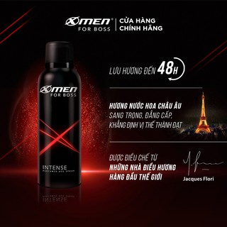 Xịt Khử Mùi X-Men For Boss Intense 150ml