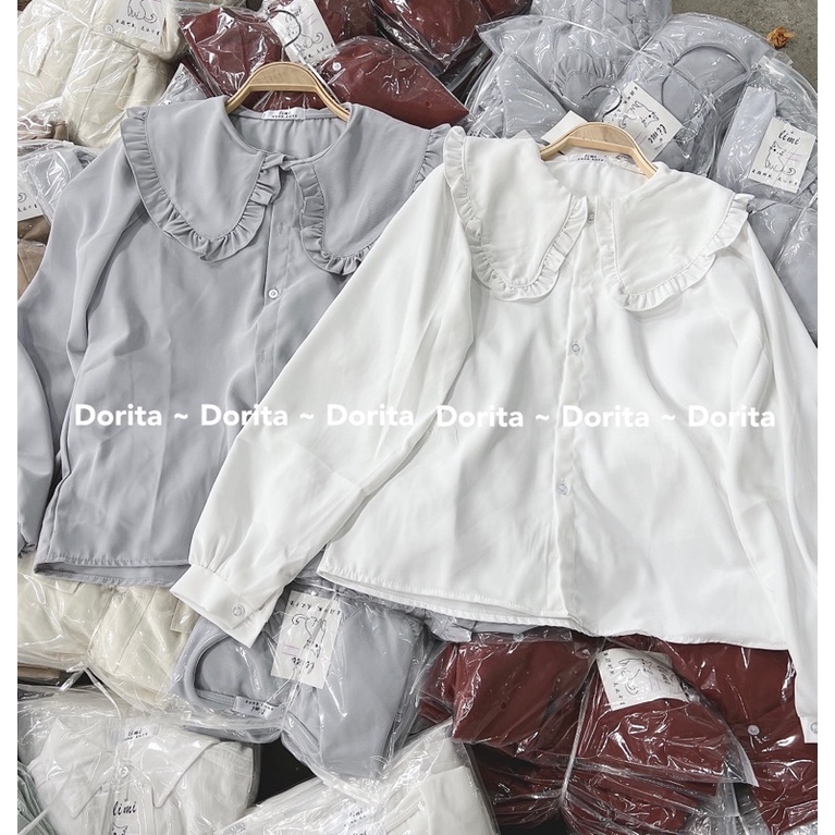 Áo sơ mi cổ bèo vintage, Áo sơ mi mã 159