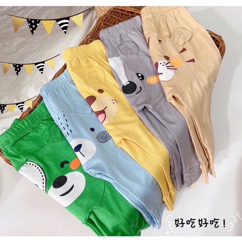SÉT 5 QUẦN MÔNG THÚ CHO BÉ YÊU