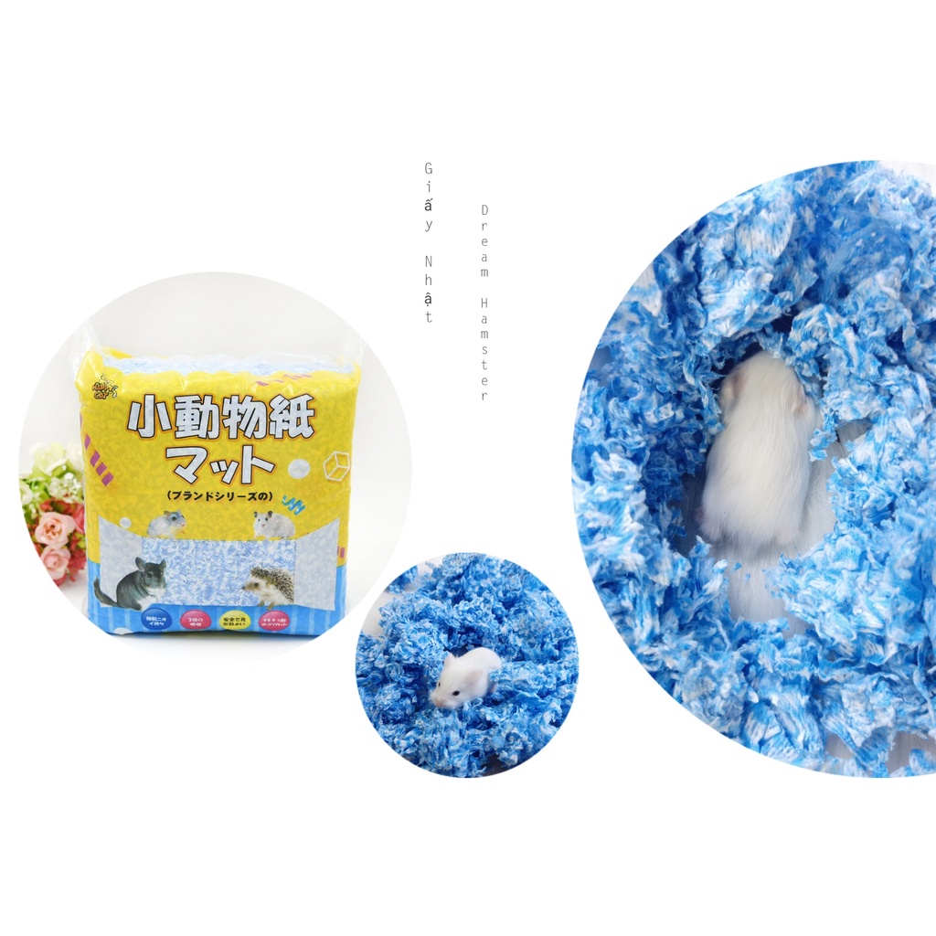 Giấy Nhật (Happy) lót chuồng không bụi cho Hamster, động vật nhỏ khác