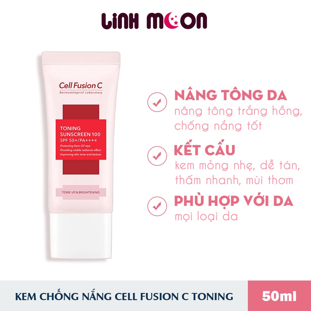 Kem Chống Nắng Cell Fusion C Toning Sunscreen 100 SPF50+/PA++++