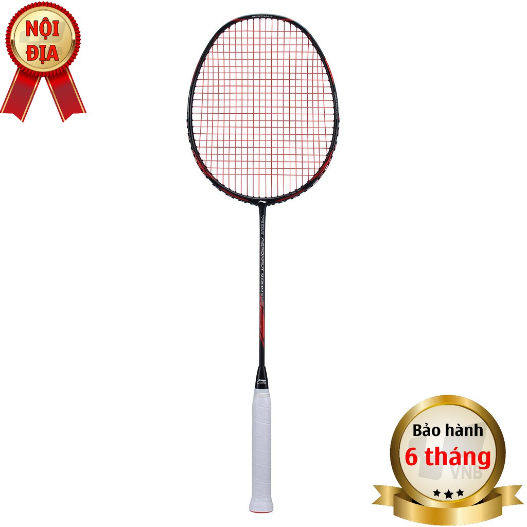 Vợt cầu lông Lining Aeronaut 4000C - Đen Đỏ- Nội địa- Bảo hành 6 tháng