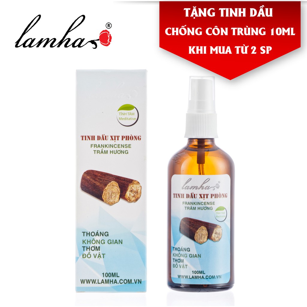 Tinh dầu xịt phòng Trầm Hương LAMHA 100ml