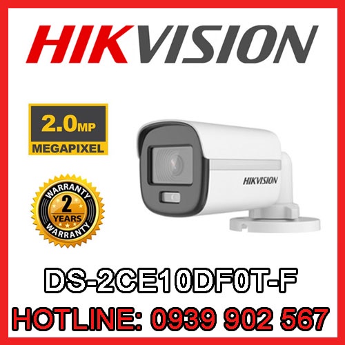 Camera HD-TVI 2.0 Megapixel HIKVISION DS-2CE10DF0T-F