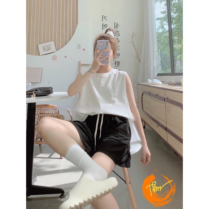 Sét áo ba lỗ quần đùi trơn