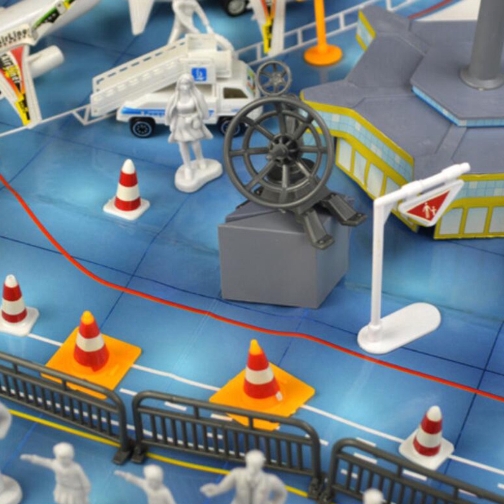 Bộ Đồ Chơi Lắp Ráp Sân Bay Độc Đáo