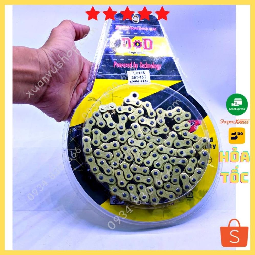 Nhông sên dĩa DOD chính hãng NSD Xích ex150 ex135 winner x sonic fu led satria wave sirius Redleo Recto DID RACINGSHOPVN
