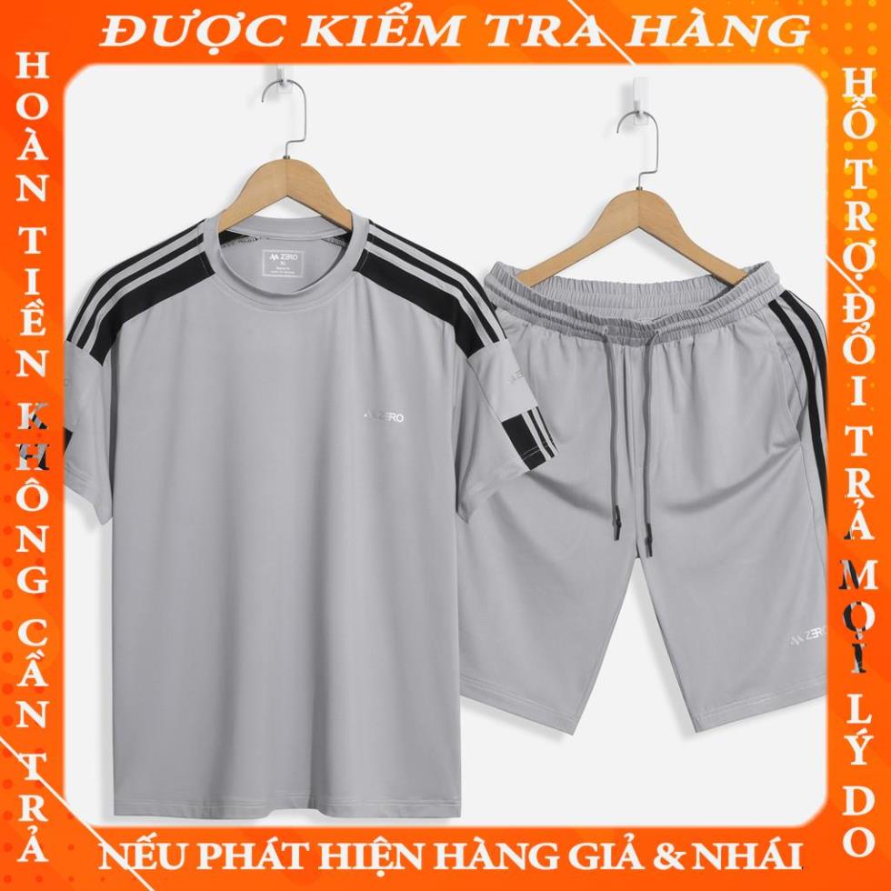 Bộ Quần Áo Nam Thể Thao Viền Tay 2 Bên Phong Cách ZERO qdung