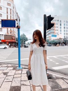 ĐẦM MAXI HOA CÚC (KÈM HÌNH THẬT)