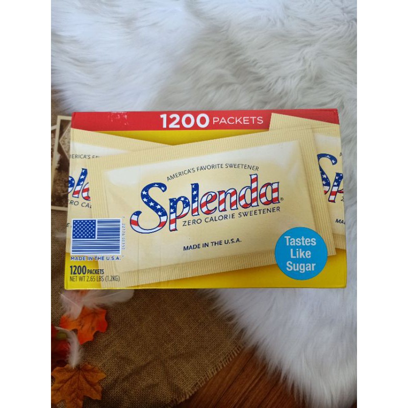  Đường Splenda 1200 gói xuất xứ Mỹ date 04/2024