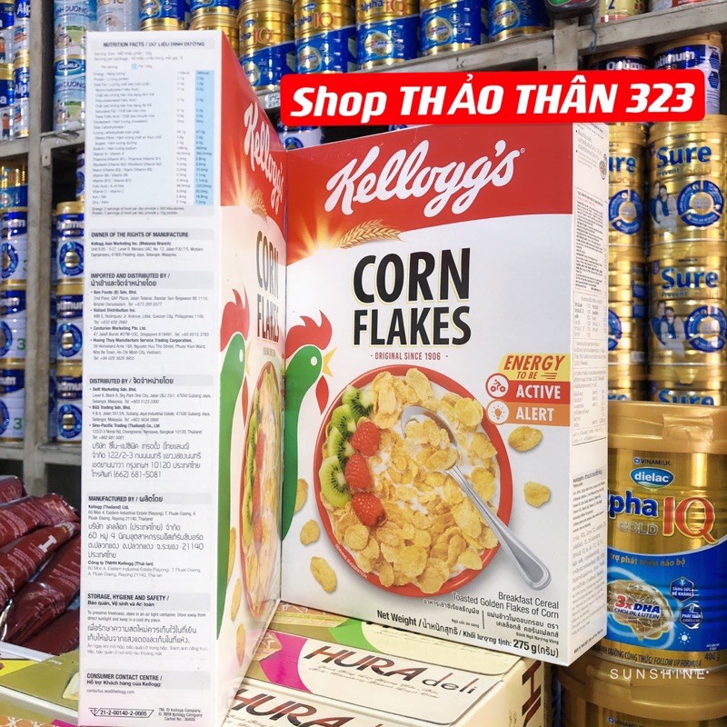 Bánh Ăn Sáng CORN FLAKES Hộp 275g