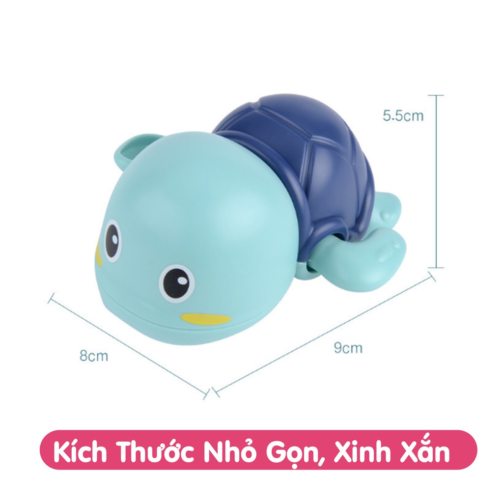 Đồ chơi nhà tắm RÙA MINI THẢ BỒN TẮM ĐÁNG YÊU CHO BÉ [VẶN CÓT]