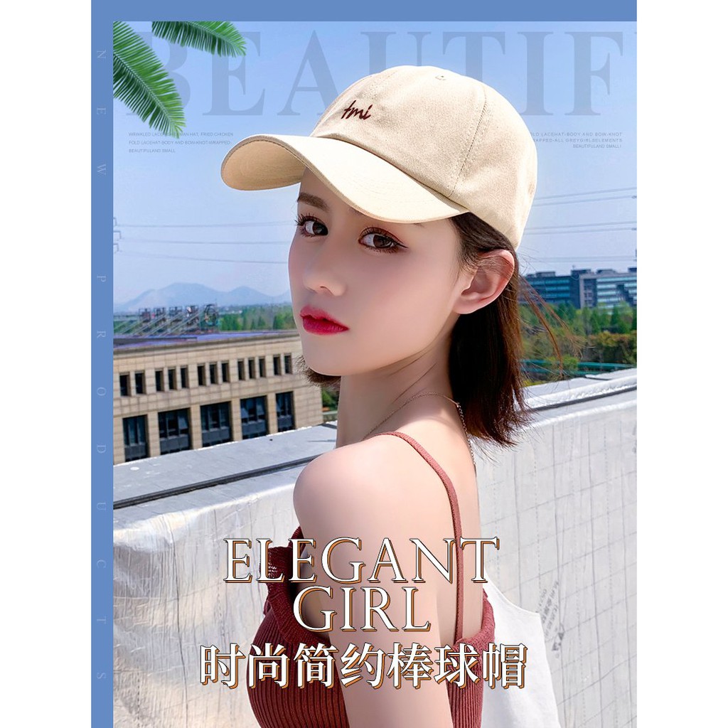 Mũ Lưỡi Trai Thêu Chữ TMI Dành Cho Nam Và Nữ Vải Cotton Thời Trang
