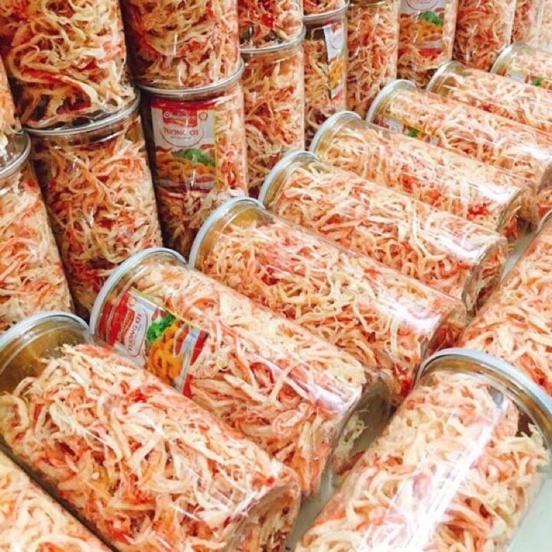 Mực Xé Hấp Nước Dừa❤️Siêu Đặc Biệt❤️Thơm Ngon Lạ Miệng_Hũ 250gr_Ăn Vặt CemLYHN | BigBuy360 - bigbuy360.vn