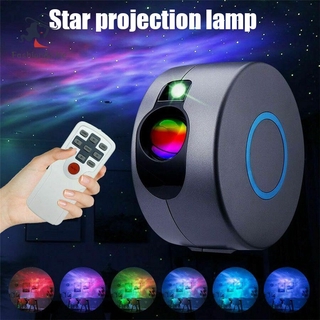 ✨TCXL✨ 【COD】【STOCK】Rotating LED Projector Light Starry Sky Ocean Wave Star Galaxy Night Lamp USB Lamp for Bar