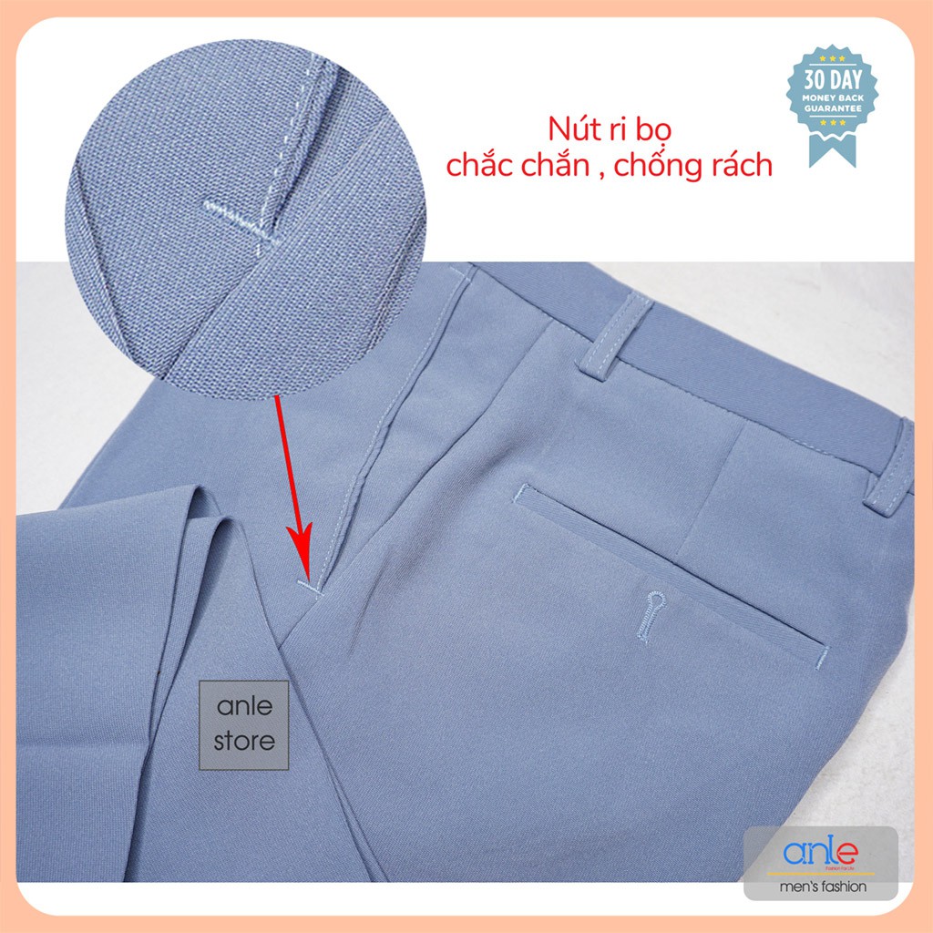 Quần tây nam SlimFit ống côn Hàn Quốc - Quần âu nam Co dãn Chống nhăn giữ form - Anle Store | BigBuy360 - bigbuy360.vn