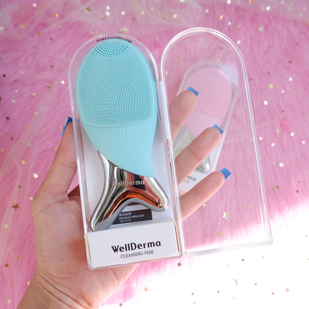 [Mã COS1505 giảm 8% đơn 300K] Máy rửa mặt WellDerma hình con cá nhỏ gọn, tiện dụng Cleansing Fish Hàn Quốc NPP Shoptido | BigBuy360 - bigbuy360.vn