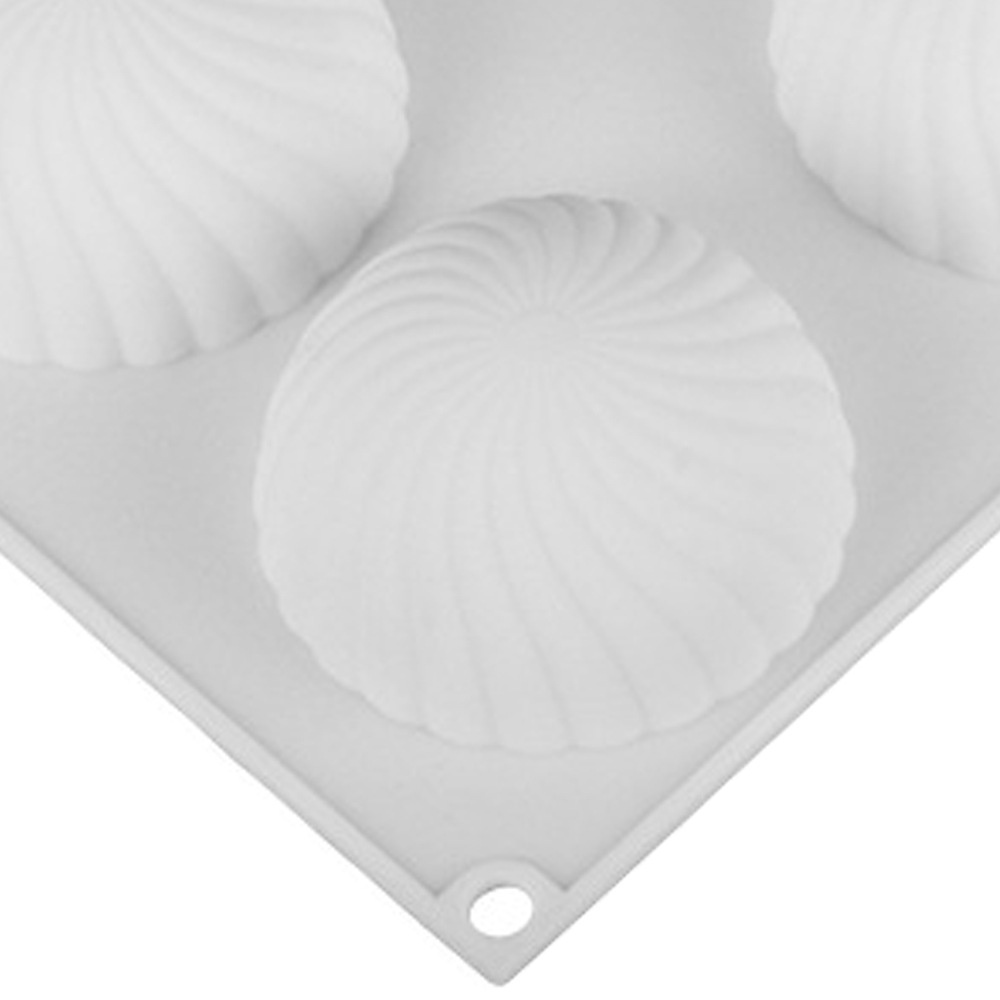 Khuôn Silicone Làm Bánh Mousse Pudding/Thạch Rau Câu 6 Lỗ DIY