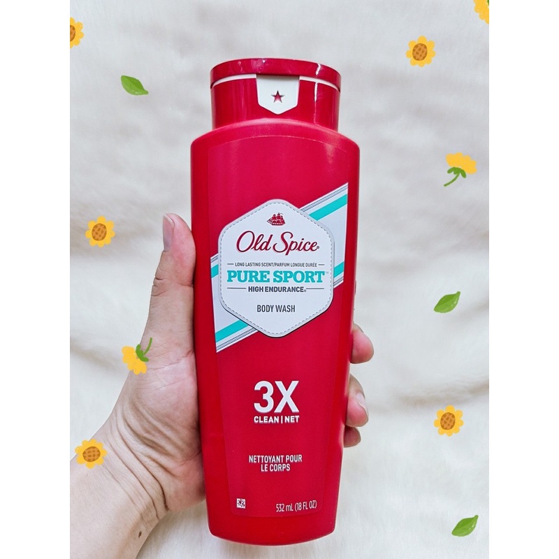 Sữa tắm gội Old Spice Fresh HighEndurance 3X - 532ml