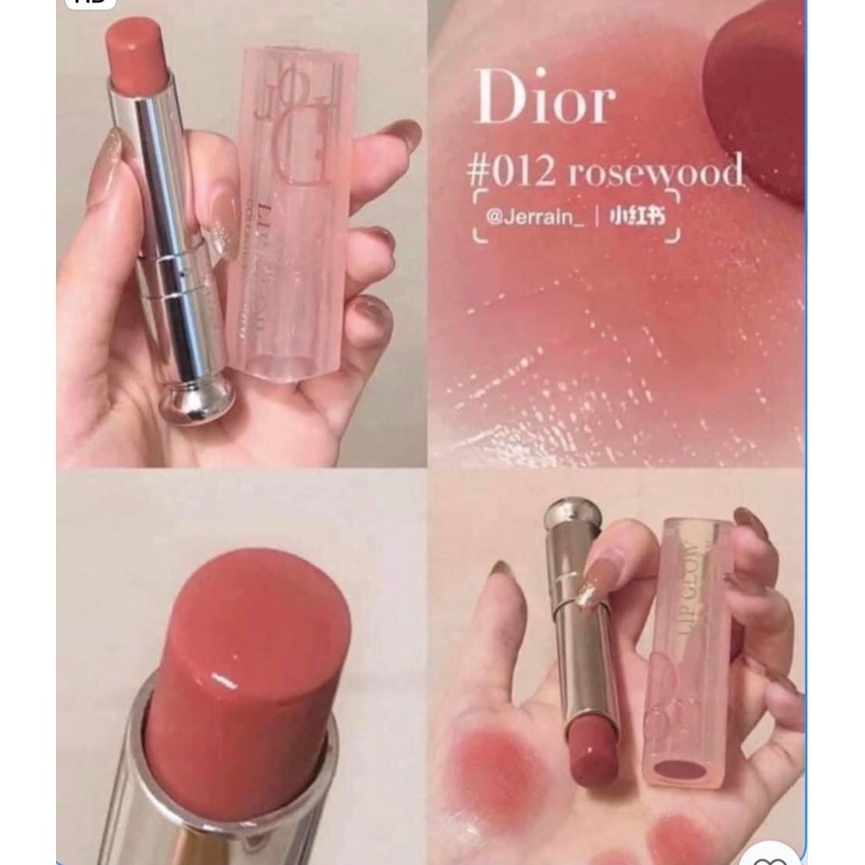 Son Dưỡng -  𝗗𝗜𝗢𝗥 𝗟𝗜𝗣 𝗚𝗟𝗢𝗪 𝟬𝟭𝟮 𝗥𝗢𝗦𝗘𝗪𝗢𝗢𝗗 unbox full size