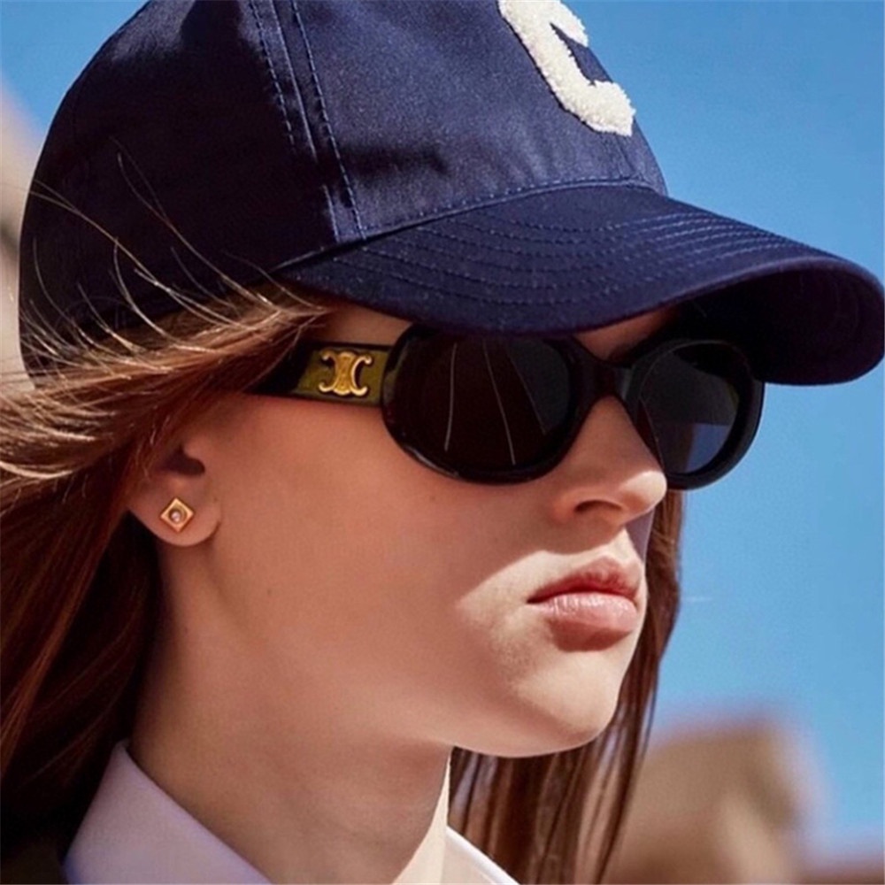 Kính Mát Gọng Oval Màu Macaron Thời Trang