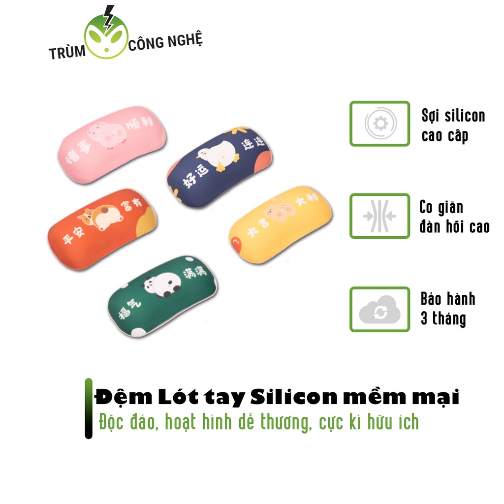 Miếng Lót Đệm Silicon Kê Tay, Chống Đau Mỏi Tay, Chống Chai Tay