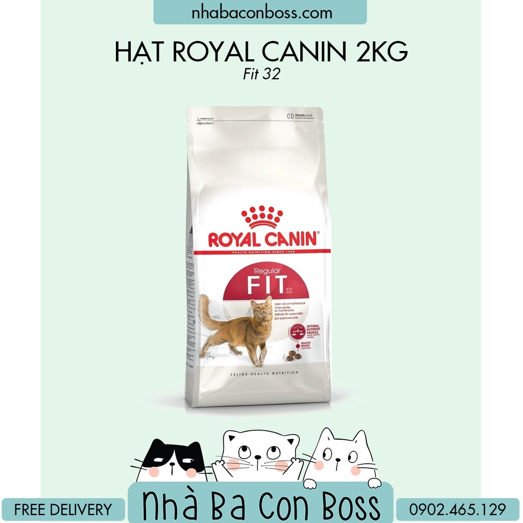 Hạt khô cho mèo - Royal Canin Fit 32 - túi 2kg