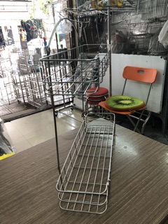 Kệ gia vị inox 2 tầng