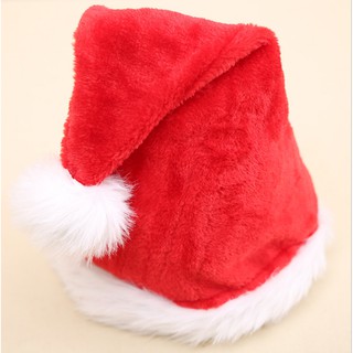 Nón noel lông dày