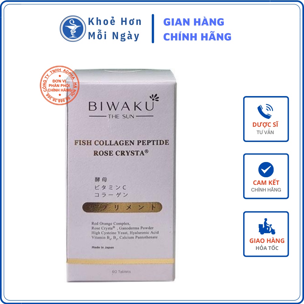 BIWAKU Collagen - Trắng da, mờ nám