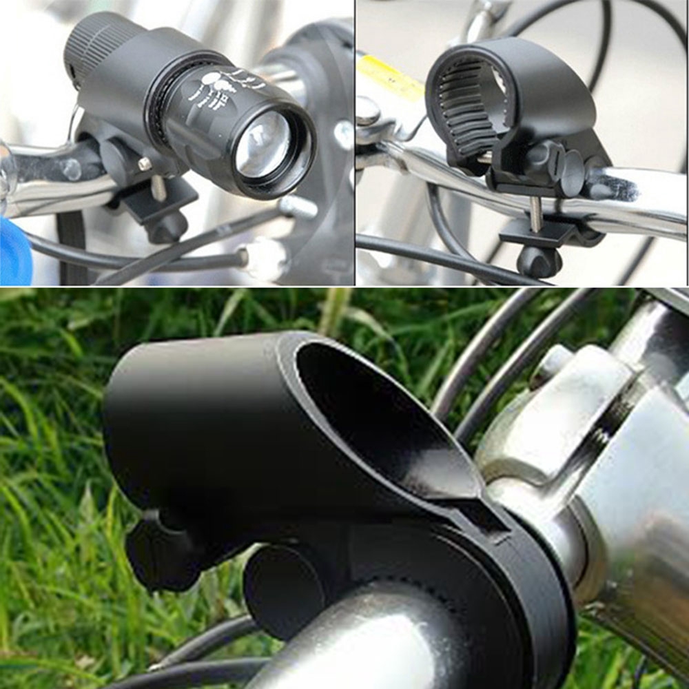 Kẹp đèn pin gắn xe đạp linh hoạt tiện dụng