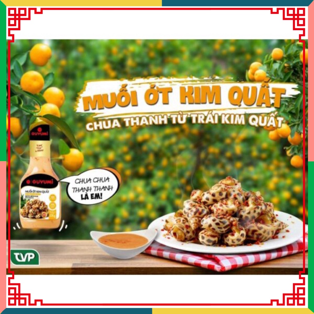 MUỐI ỚT KIM QUẤT 225G - GUYUMI ( Đại lý Ngọc Toản)