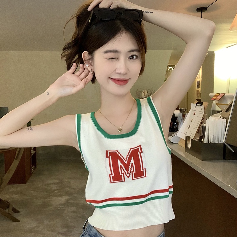 NRVP Áo Khoác Cardigan Dệt Kim Tay Ngắn Dáng Rộng Thiết Kế Mới Thời Trang Theo Phong Cách Hàn Quốc