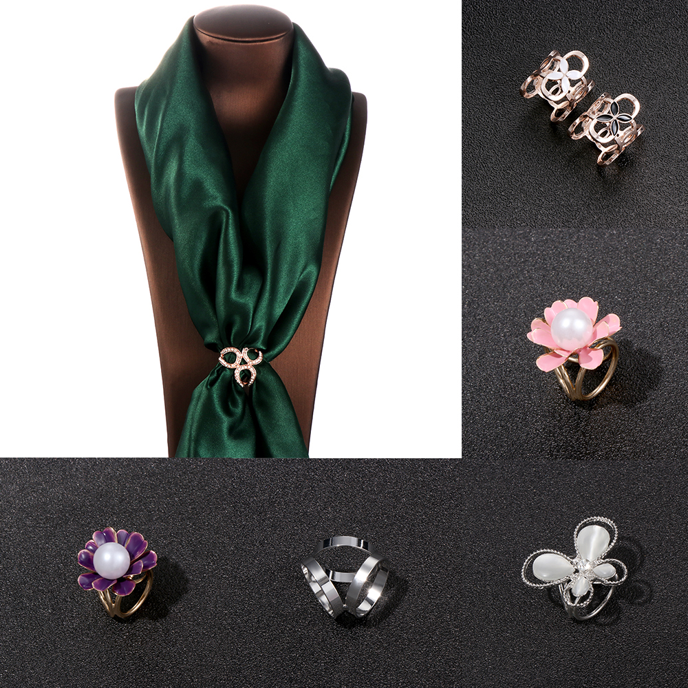 Phụ kiện kẹp khăn choàng thời trang