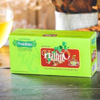 Trà Hà Thủ Ô Túi Lọc, Hộp 20 Tép, Mẫu Xanh - MSNHTO