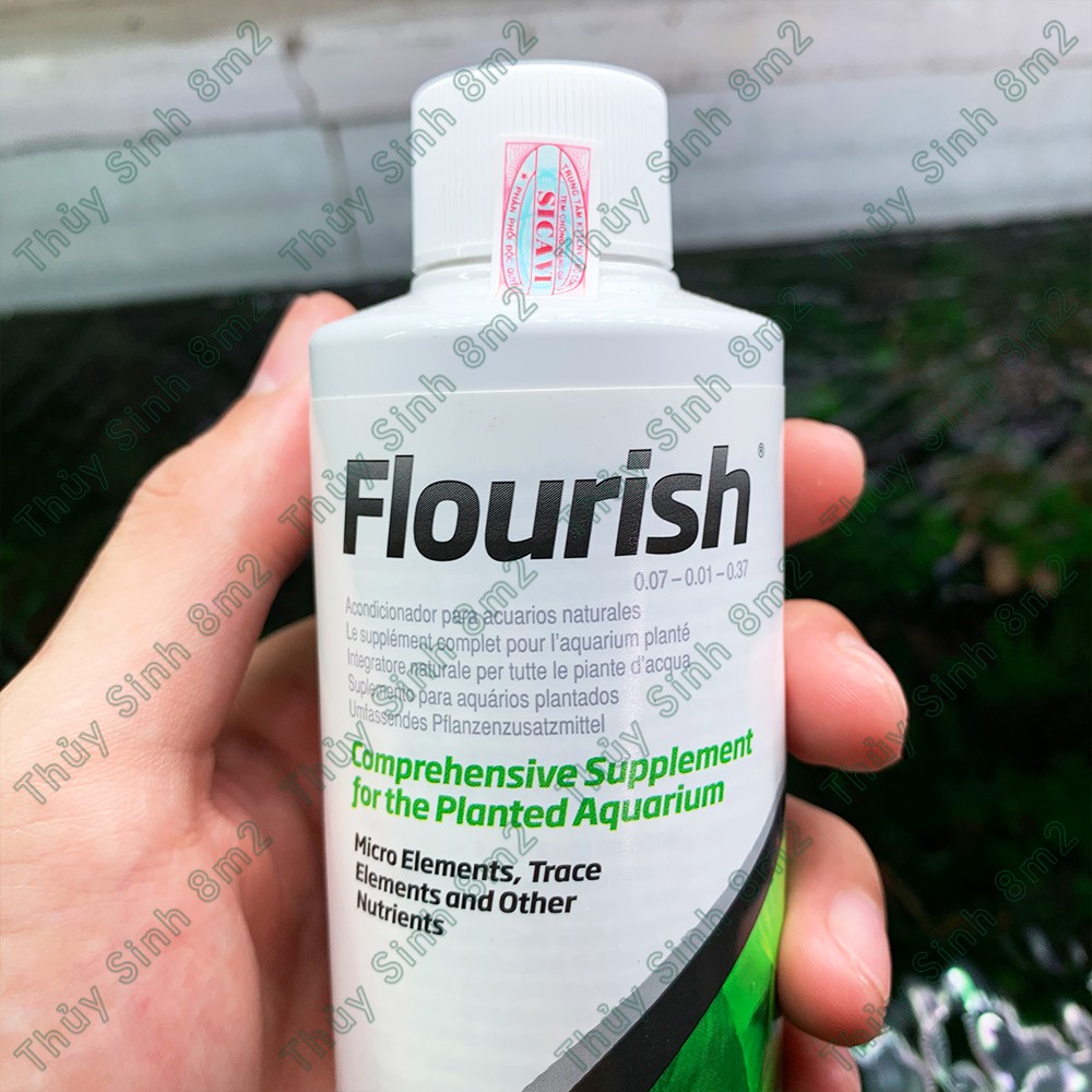 Phân Nước Seachem Flourish - Cung cấp Vi lượng cho cây thủy sinh - 8m2
